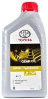Трансмиссионное масло Toyota Gear Oil LV 75W 1л