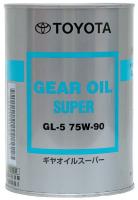 Трансмиссионное масло Toyota Gear Oil Super 75W-90 GL5 1л